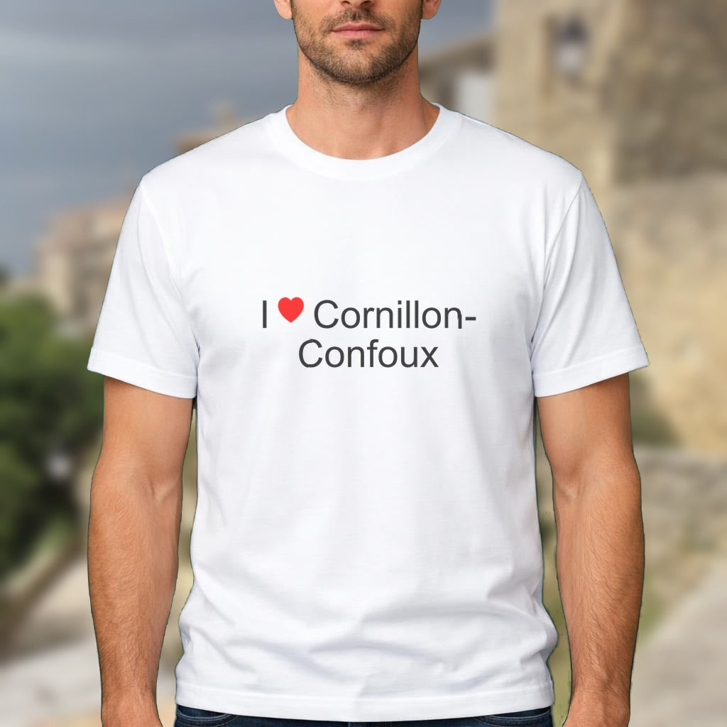 T-shirt I love cornillon-confoux