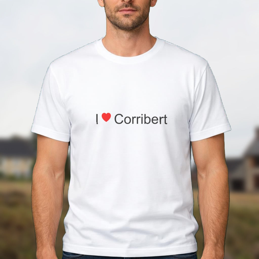 T-shirt I love corribert