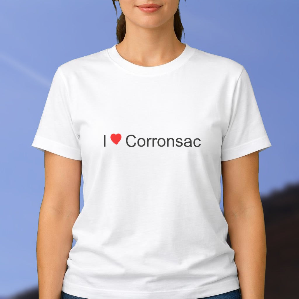 T-shirt I love corronsac