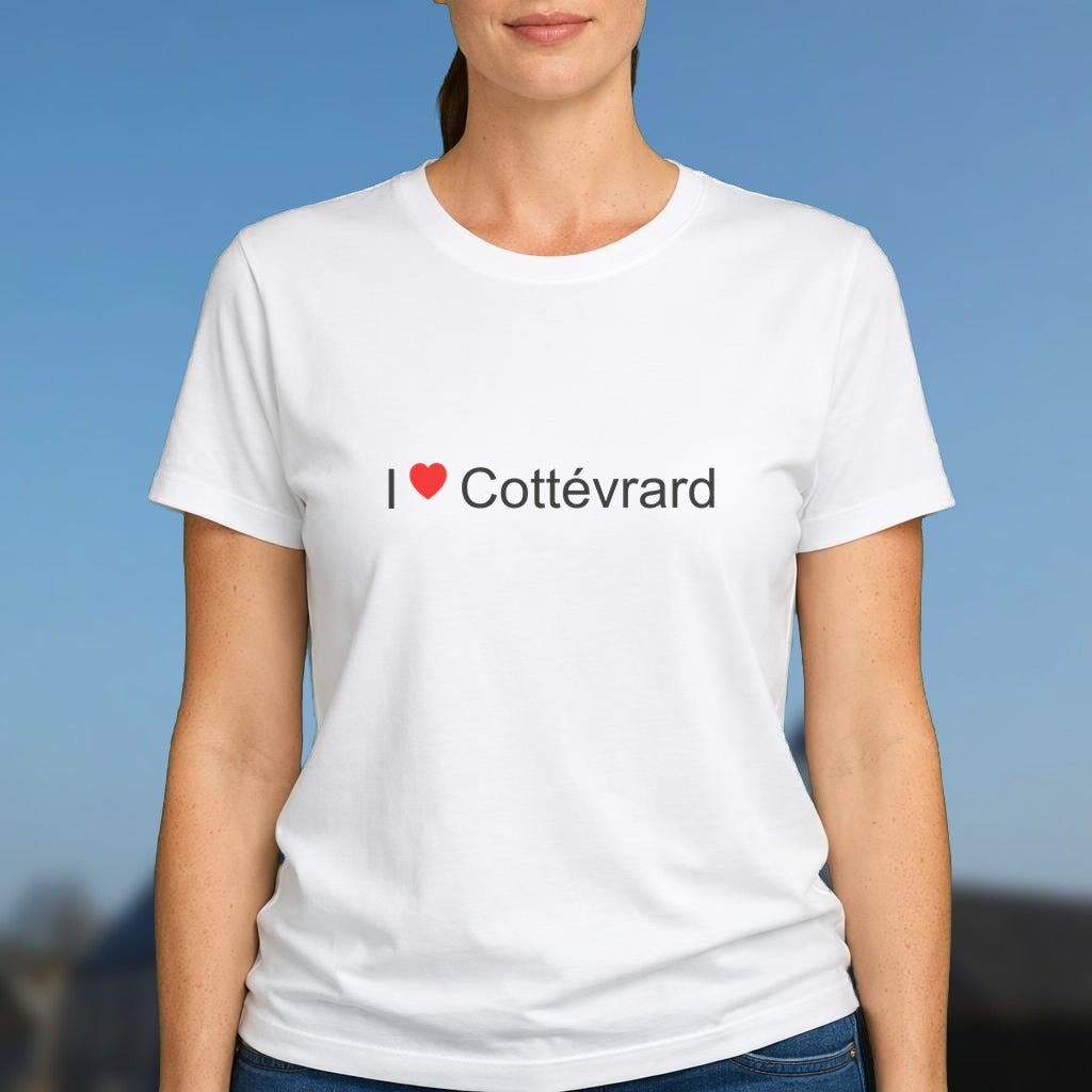 T-shirt I love cottévrard