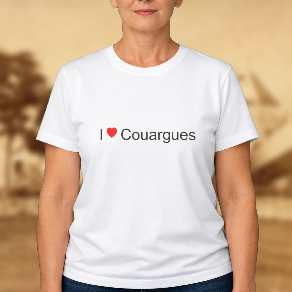 T-shirt I love couargues