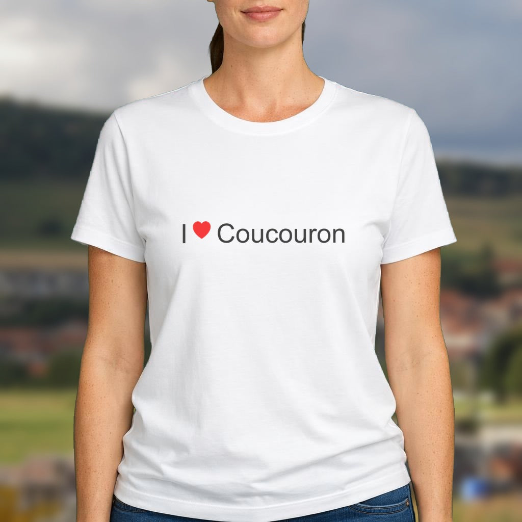 T-shirt I love coucouron