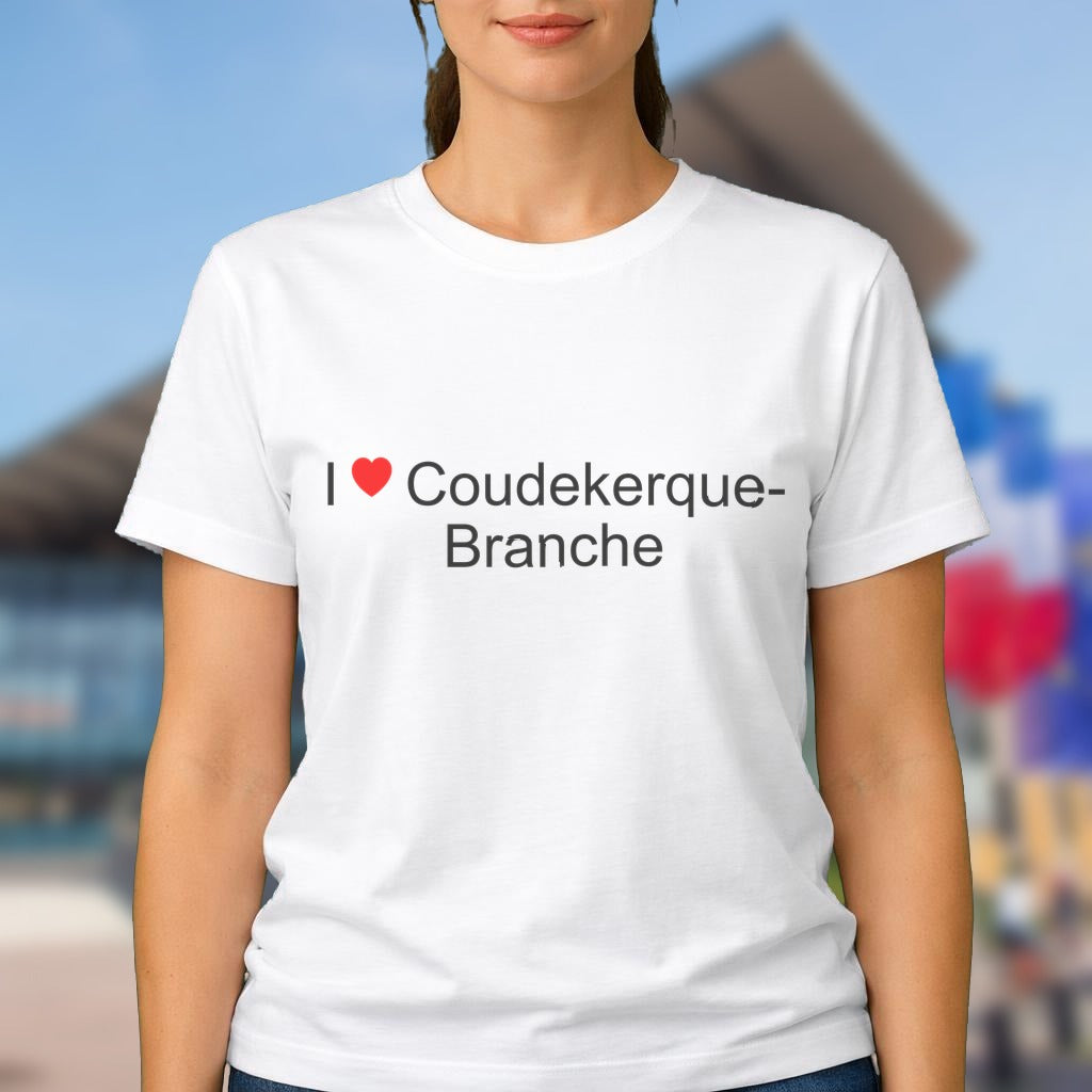 T-shirt I love coudekerque-branche