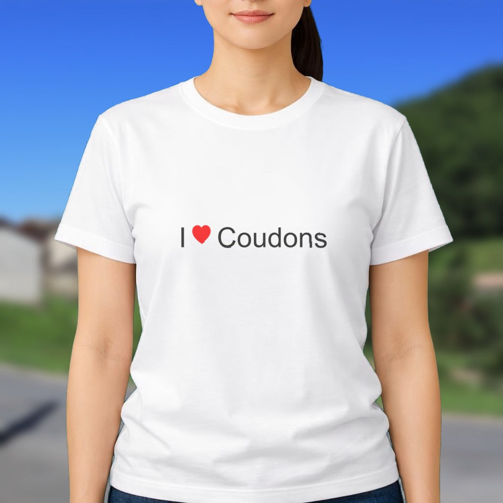 T-shirt I love coudons