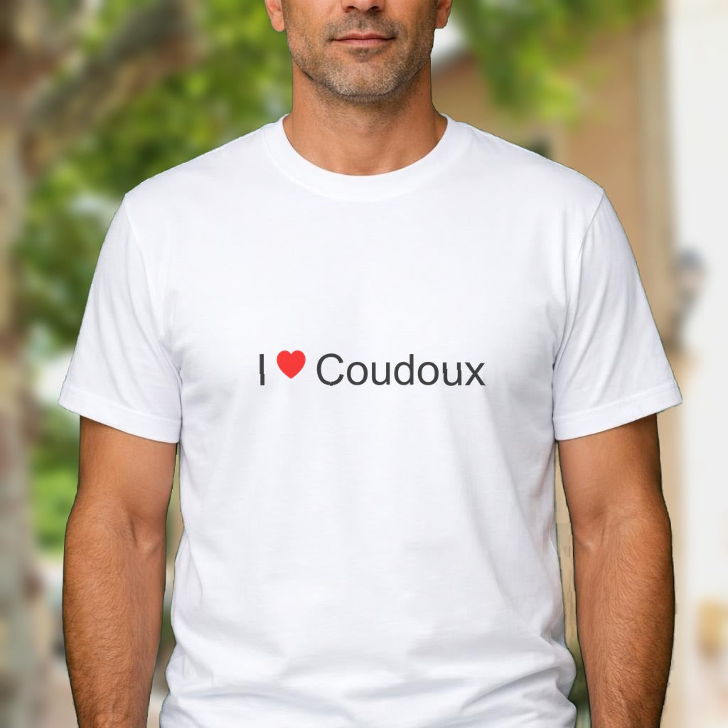 T-shirt I love coudoux