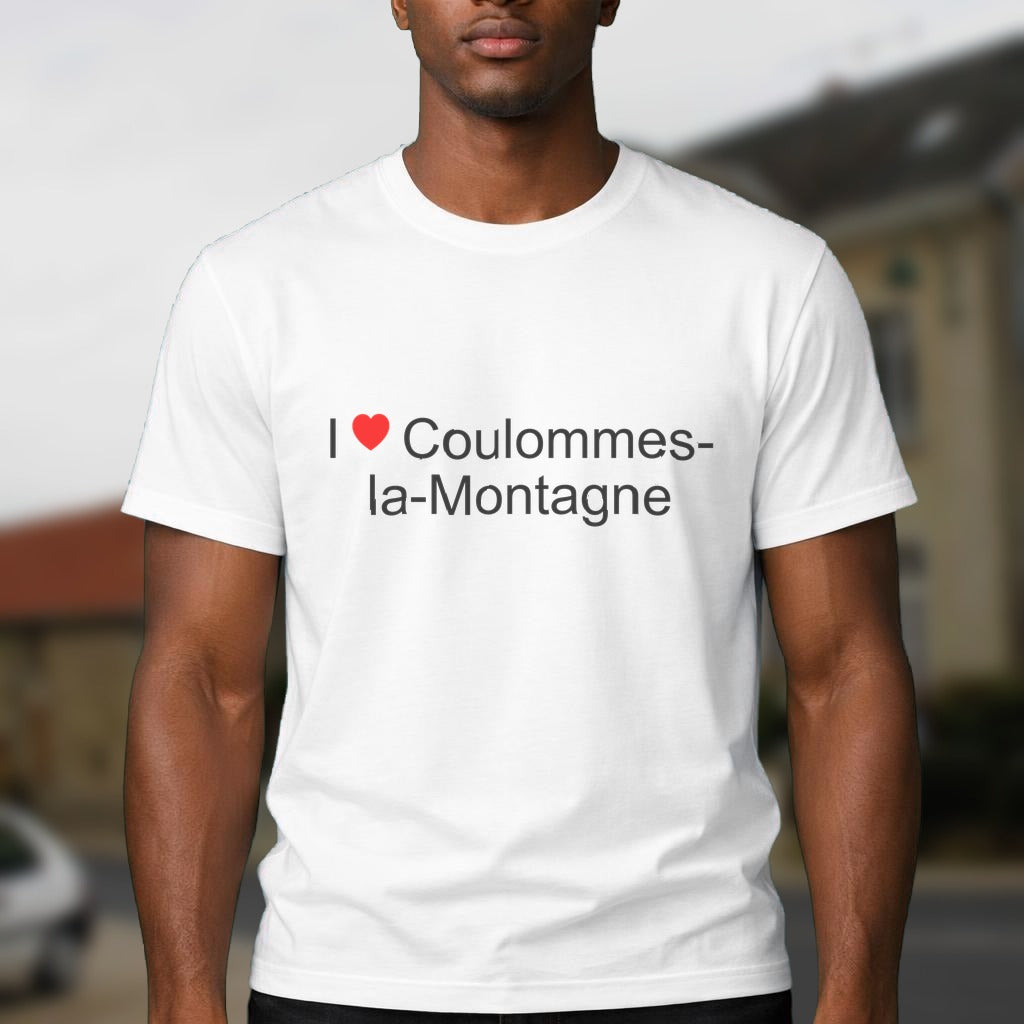 T-shirt I love coulommes-la-montagne