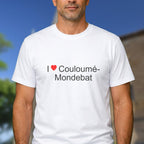 T-shirt I love couloumé-mondebat