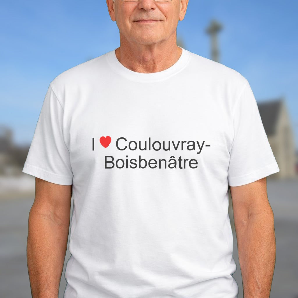 T-shirt I love coulouvray-boisbenâtre