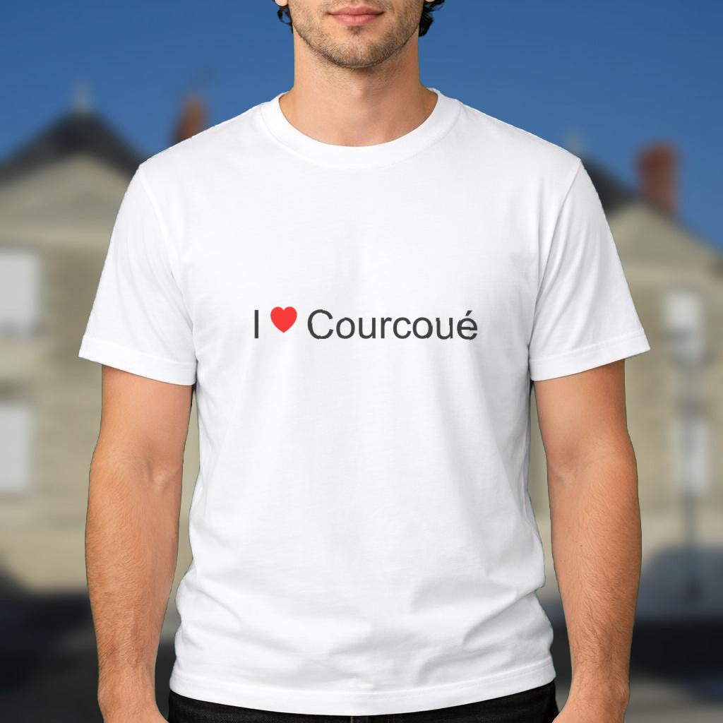 T-shirt I love courcoué