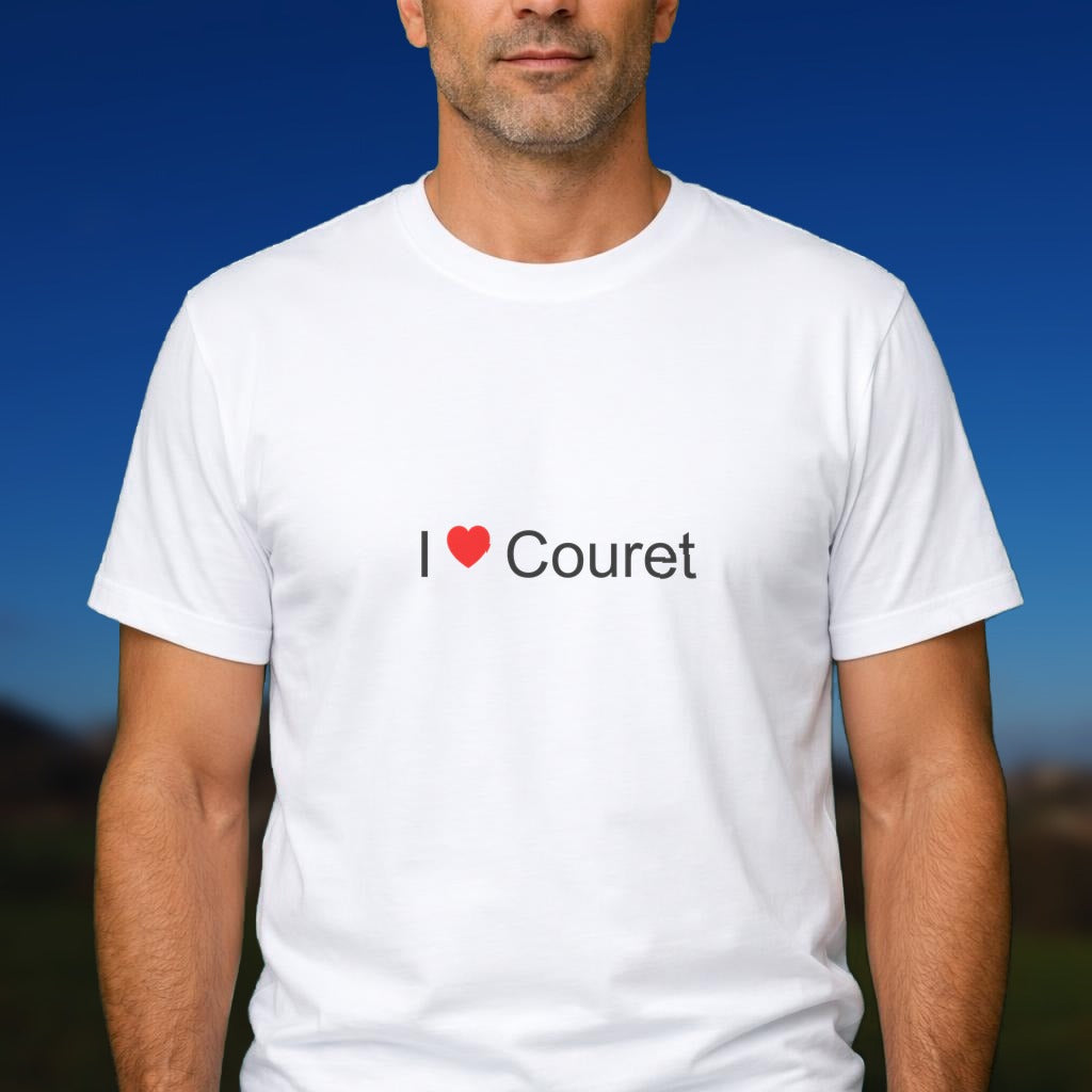 T-shirt I love couret