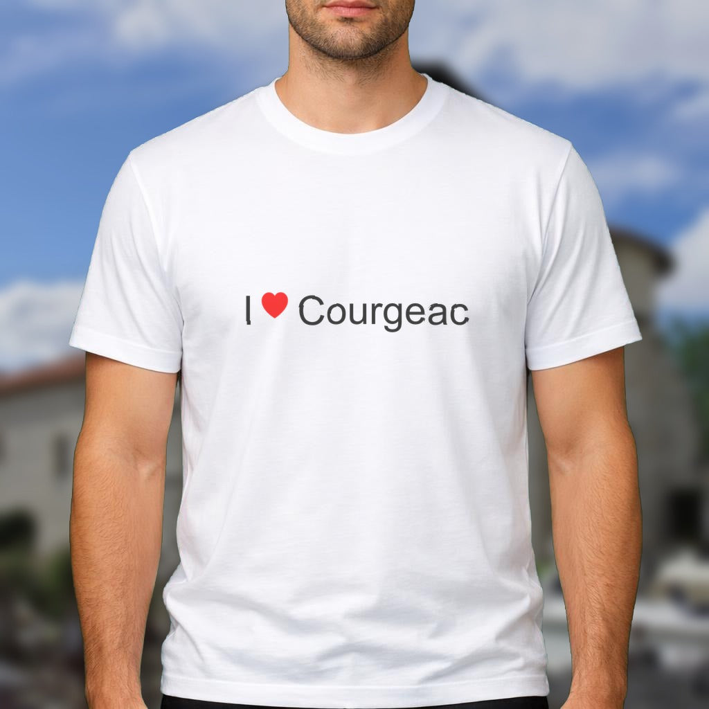 T-shirt I love courgeac