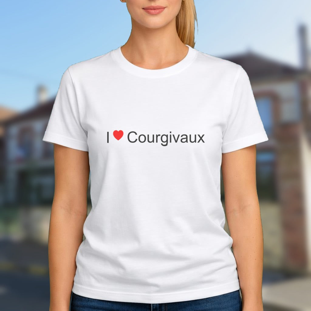T-shirt I love courgivaux