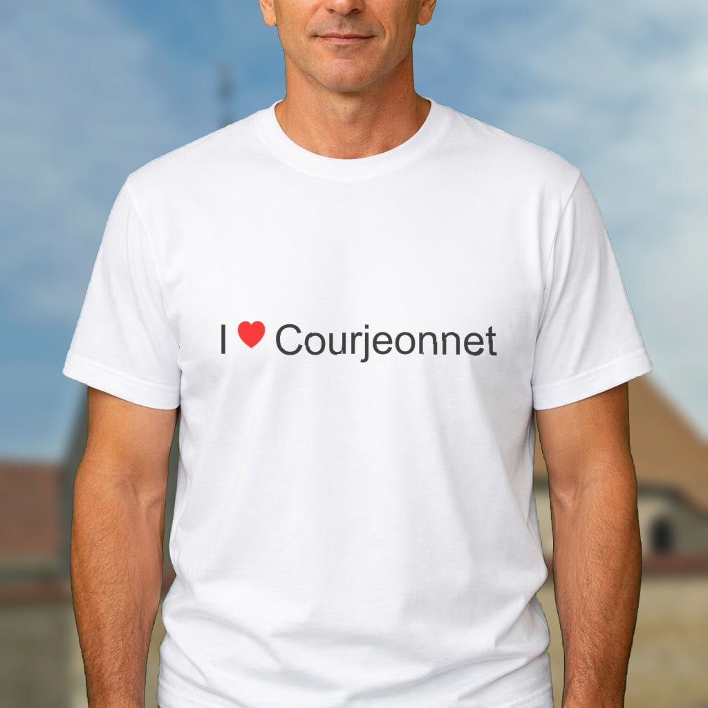 T-shirt I love courjeonnet