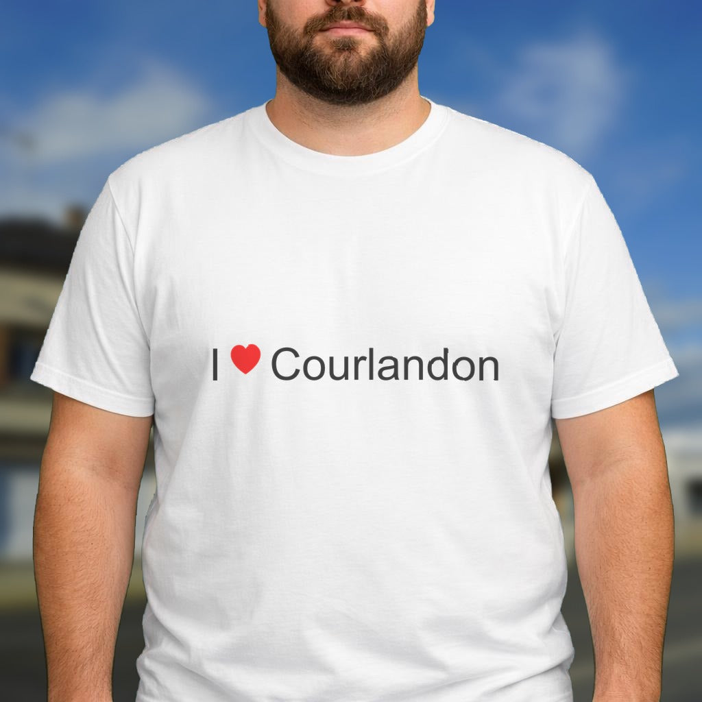 T-shirt I love courlandon