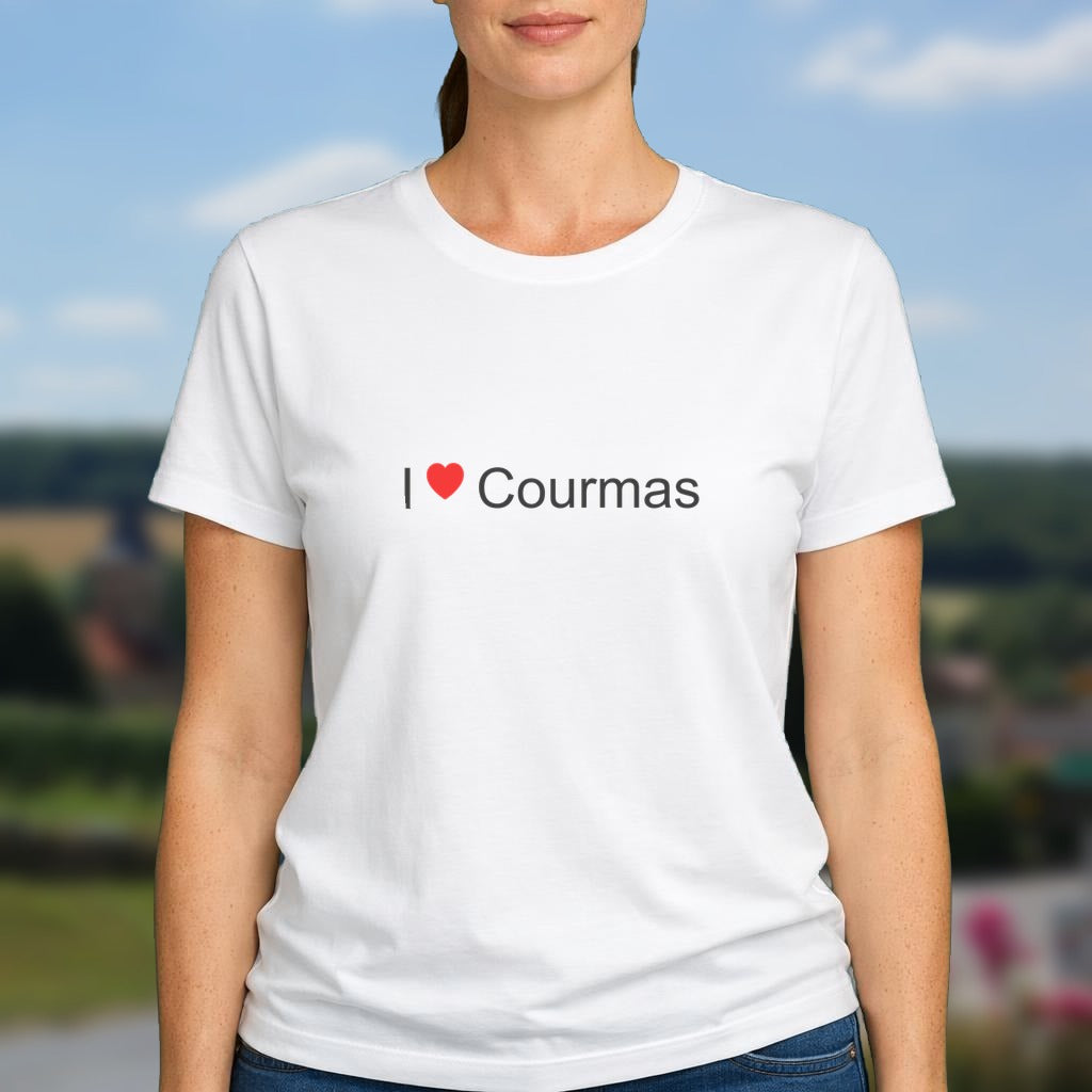 T-shirt I love courmas