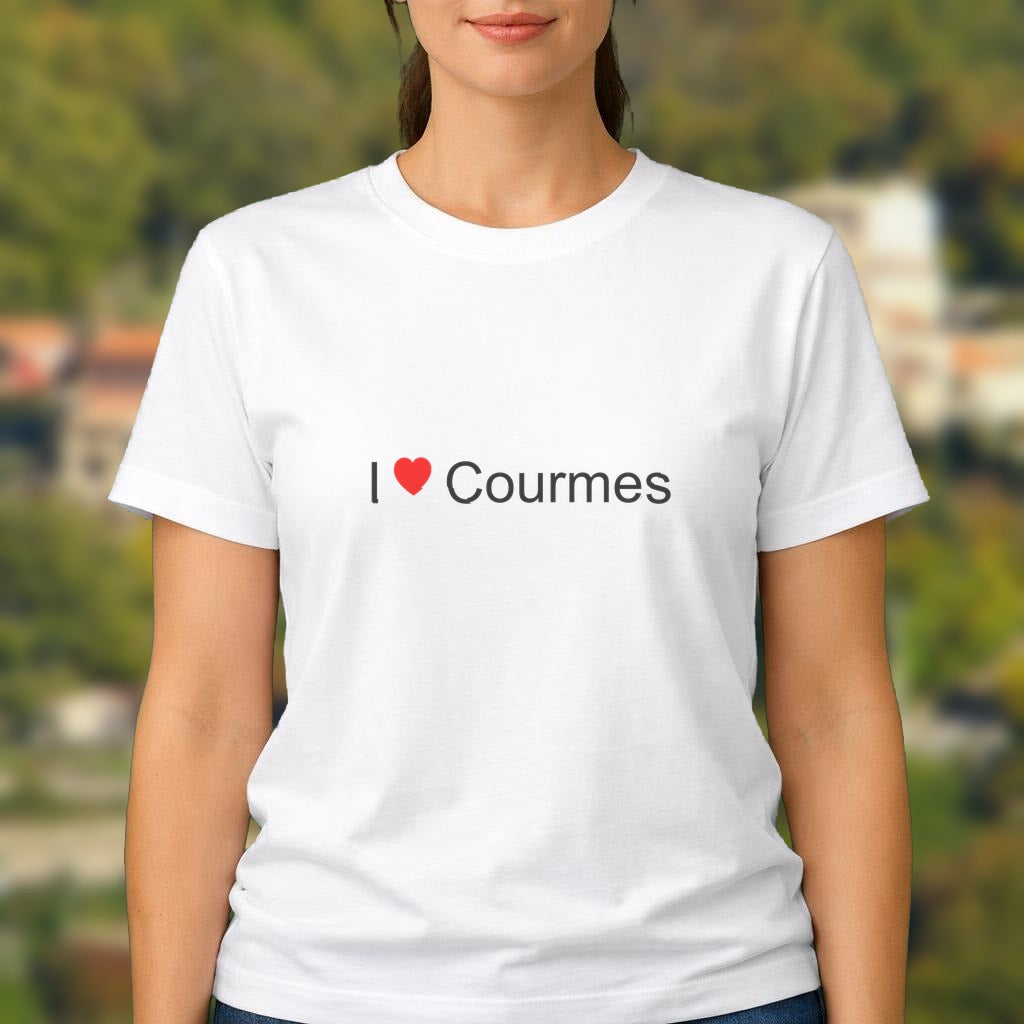T-shirt I love courmes