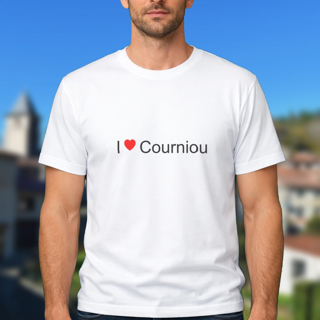 T-shirt I love courniou