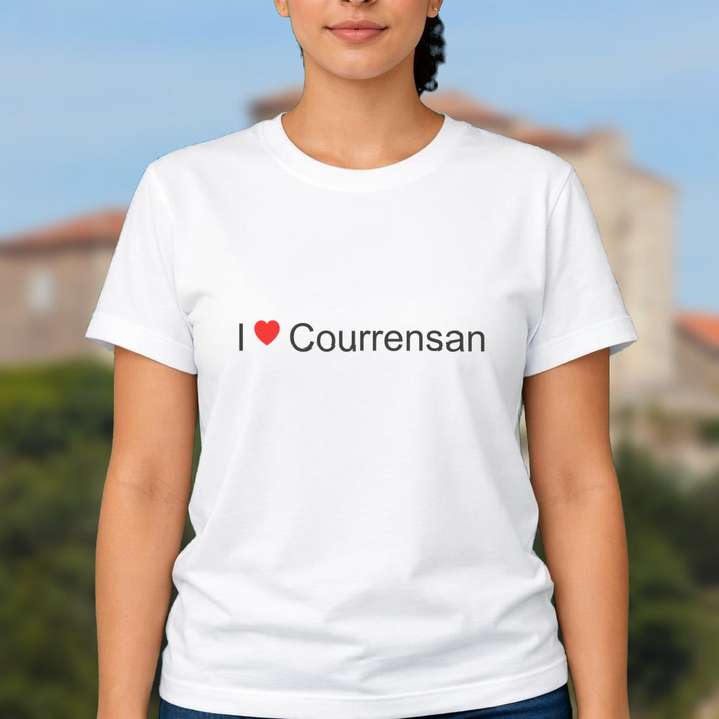 T-shirt I love courrensan