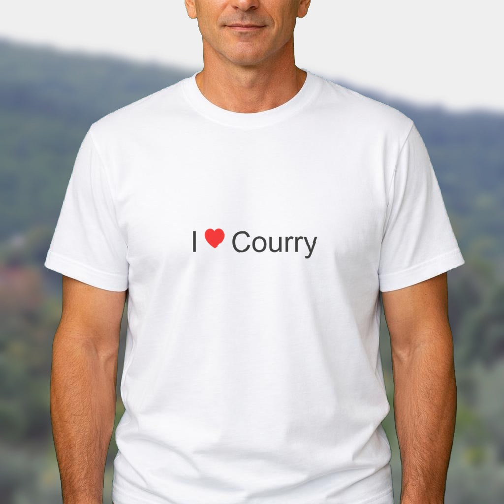 T-shirt I love courry