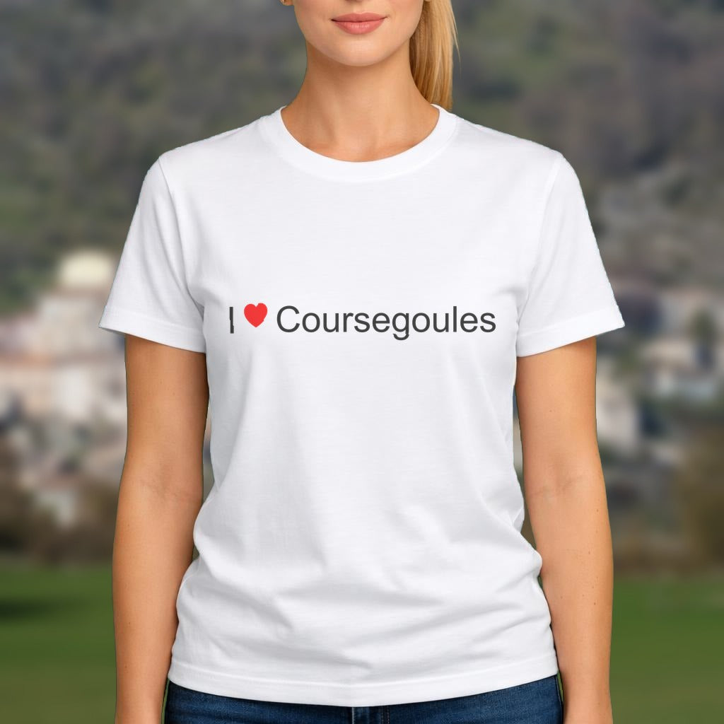 T-shirt I love coursegoules