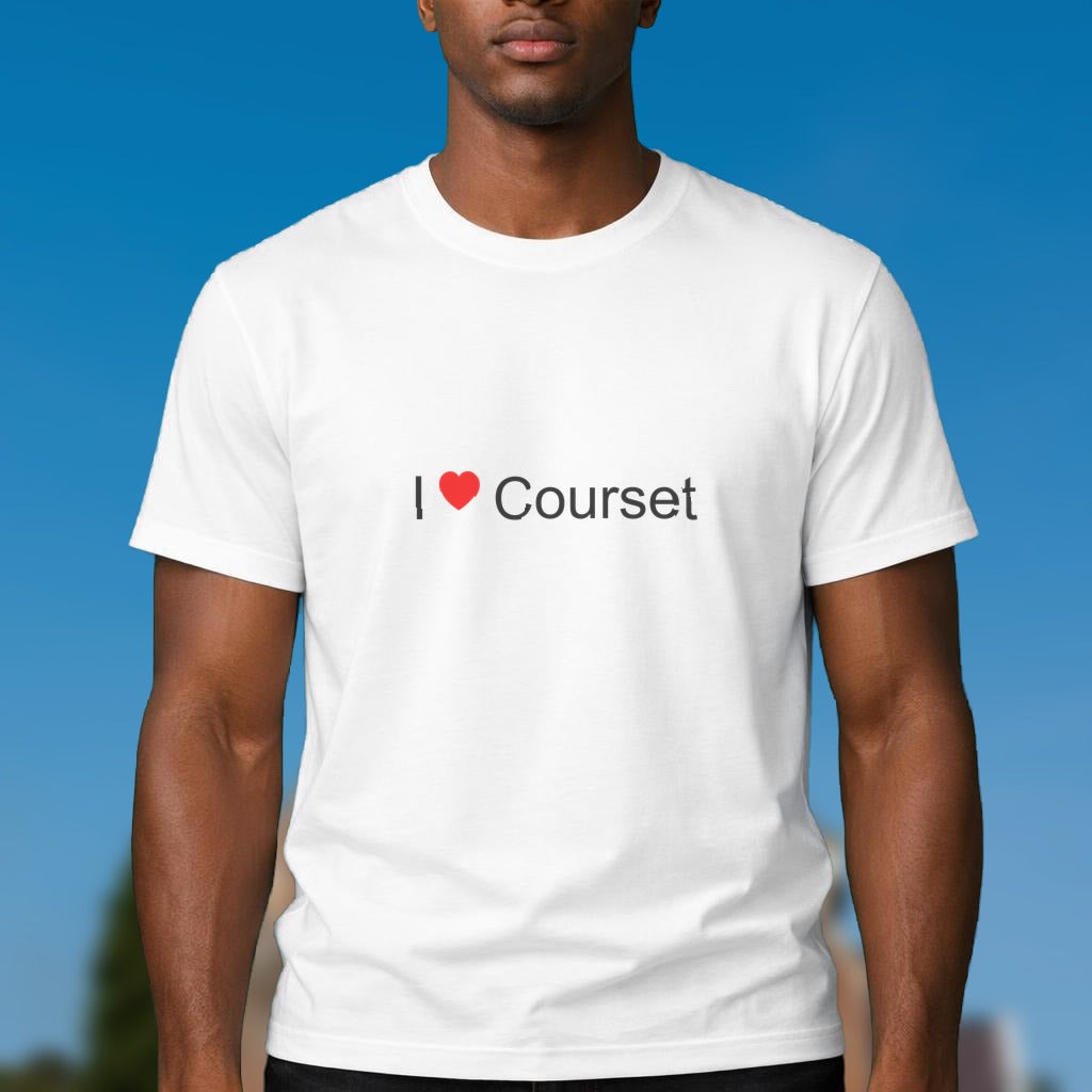 T-shirt I love courset