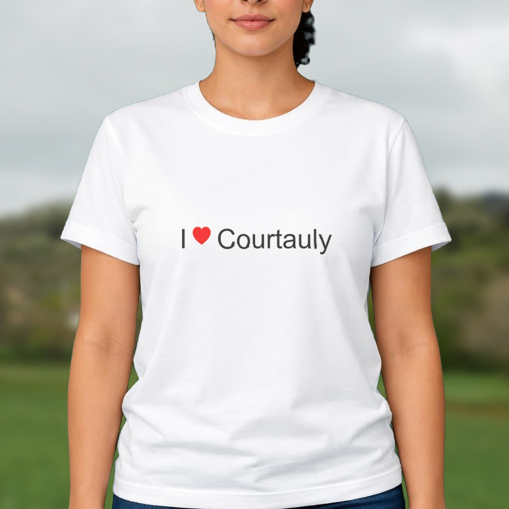 T-shirt I love courtauly