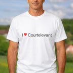 T-shirt I love courtelevant