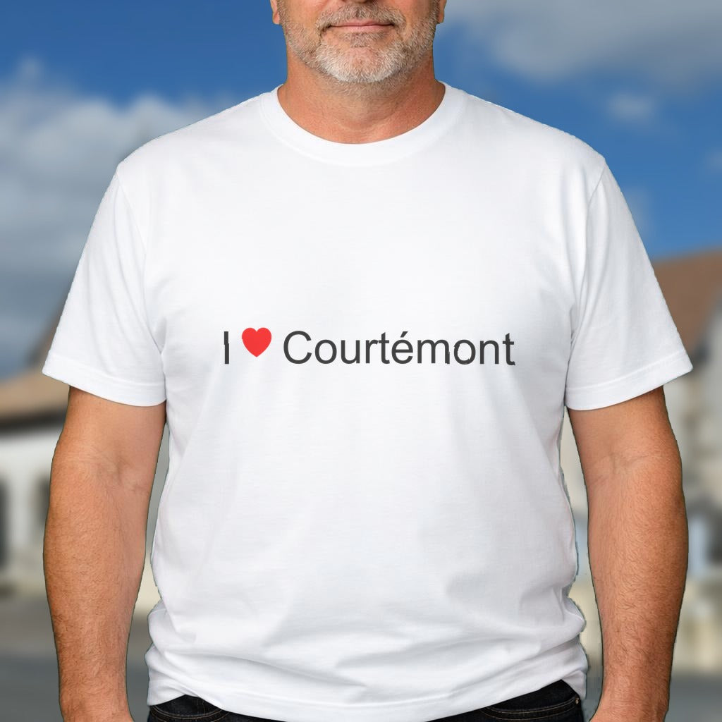 T-shirt I love courtémont