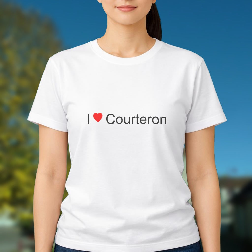 T-shirt I love courteron