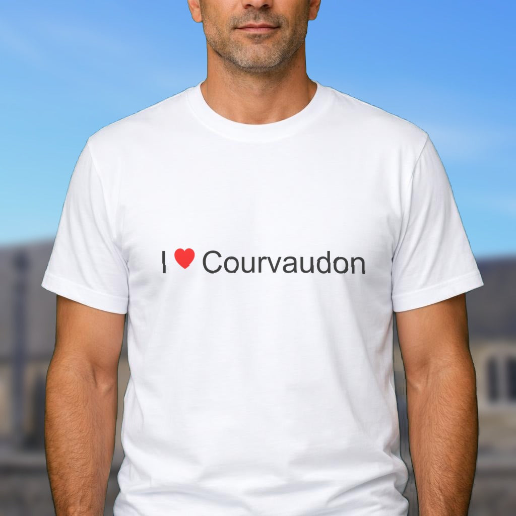 T-shirt I love courvaudon