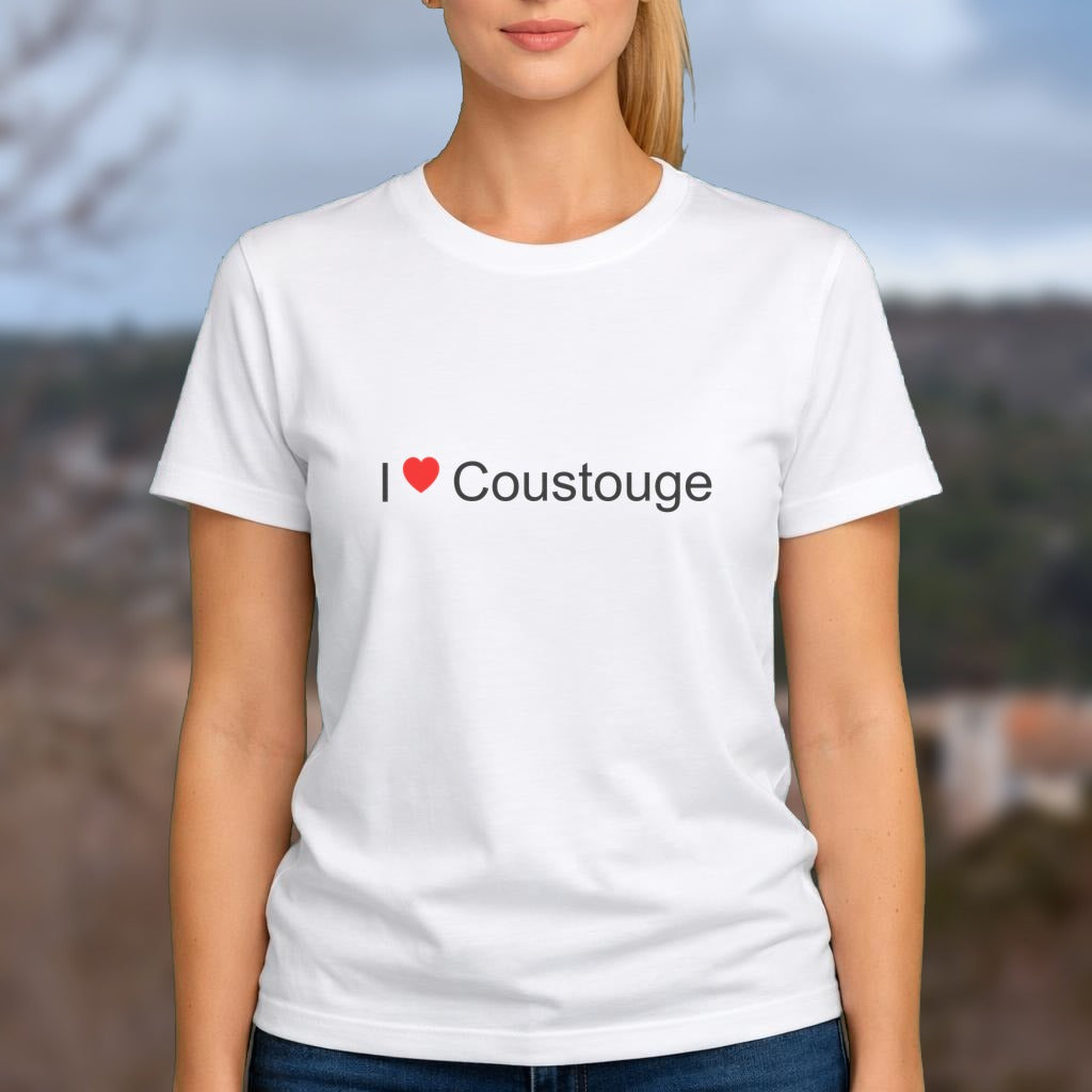 T-shirt I love coustouge