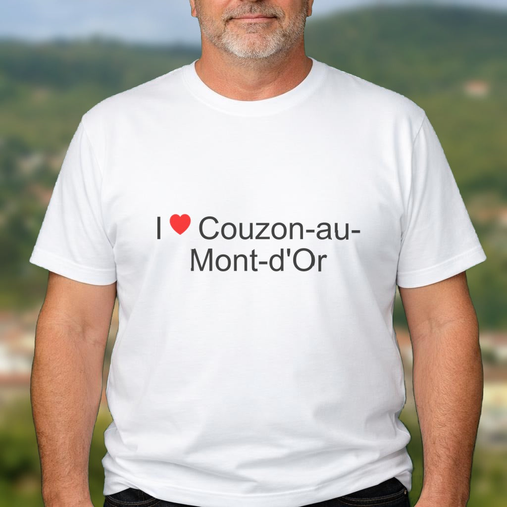 T-shirt I love couzon-au-mont-d'or