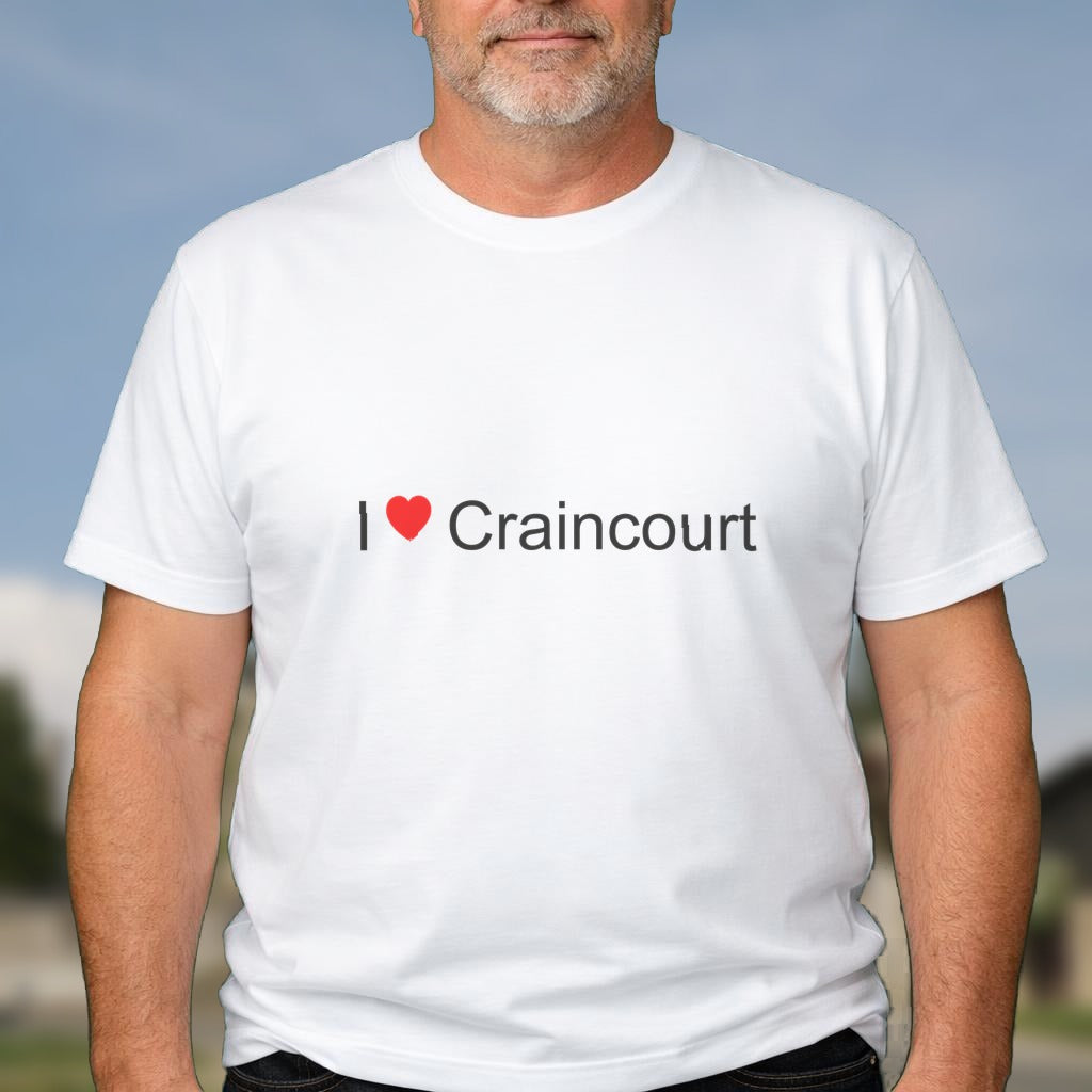 T-shirt I love craincourt