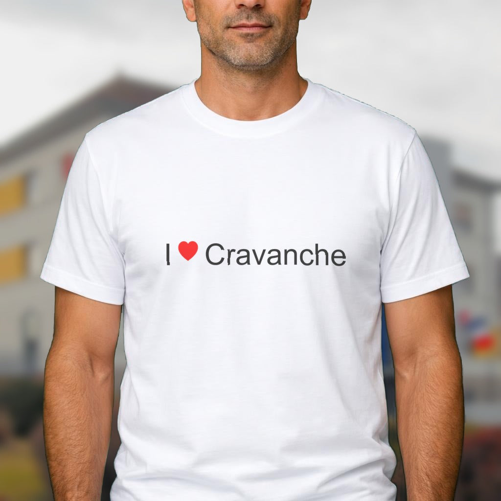 T-shirt I love cravanche