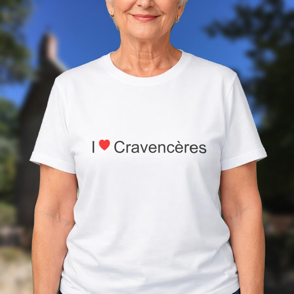 T-shirt I love cravencères