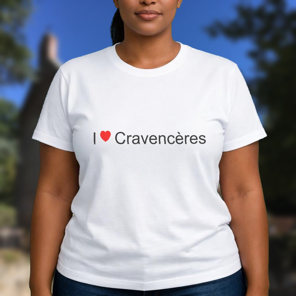 T-shirt I love cravencères