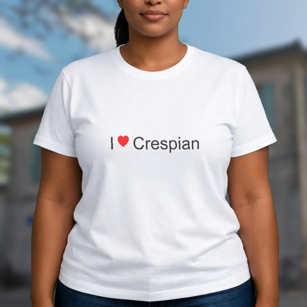 T-shirt I love crespian