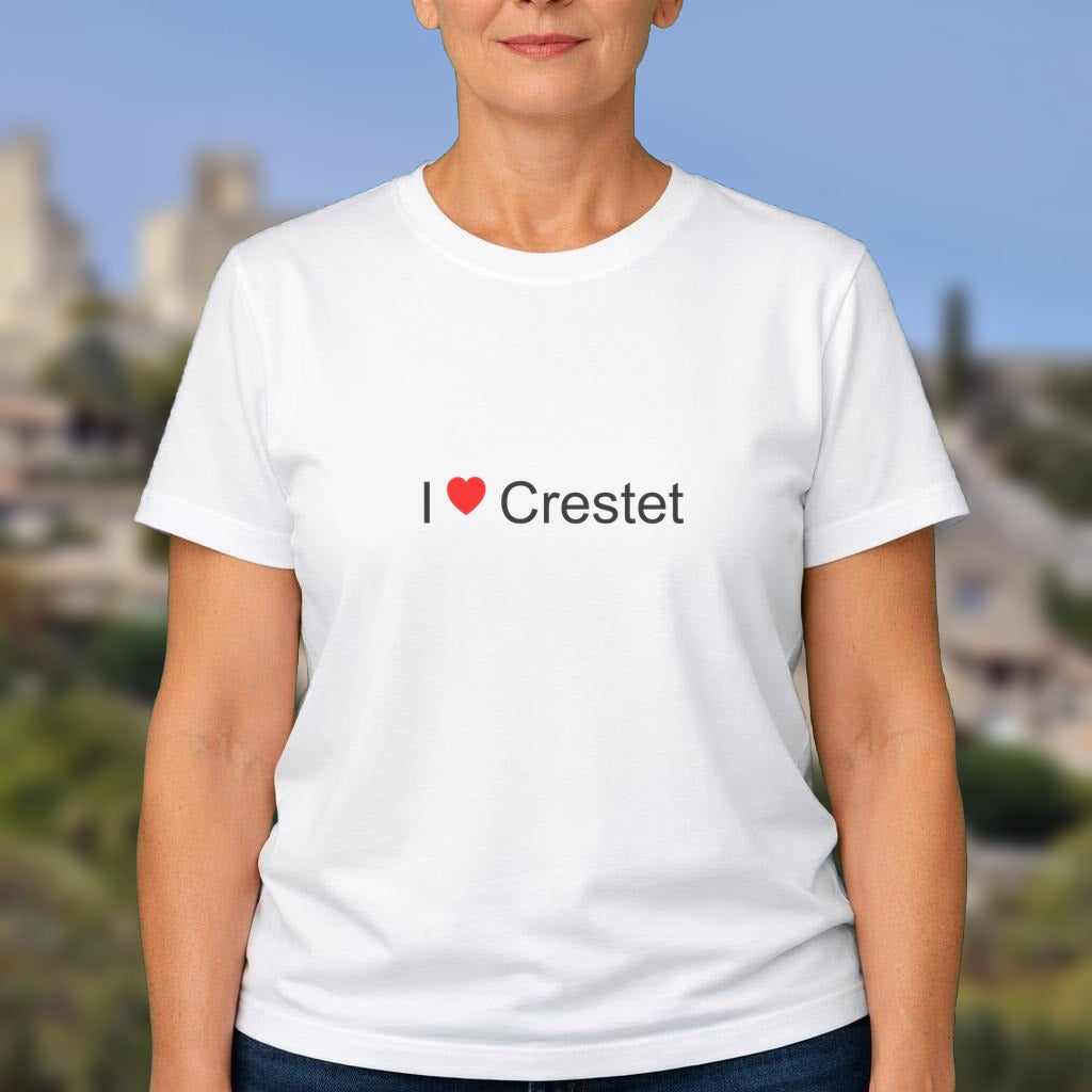 T-shirt I love crestet