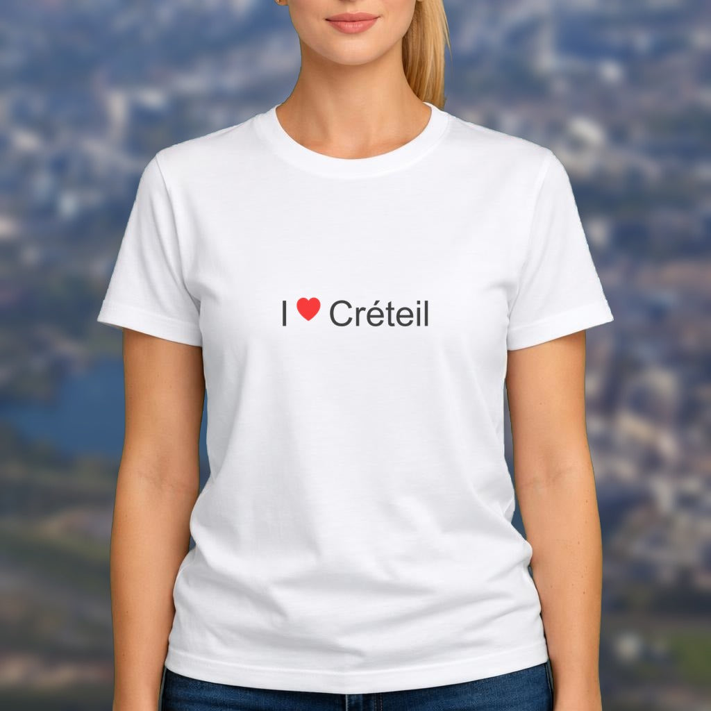 T-shirt I love créteil