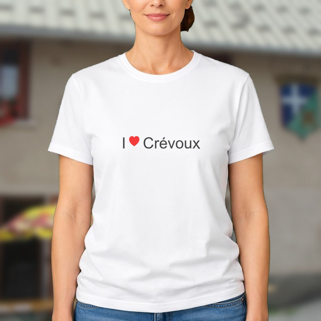 T-shirt I love crévoux