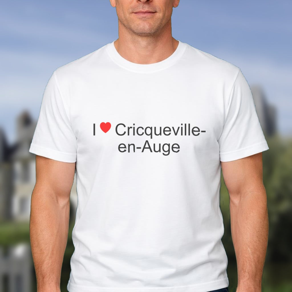 T-shirt I love cricqueville-en-auge