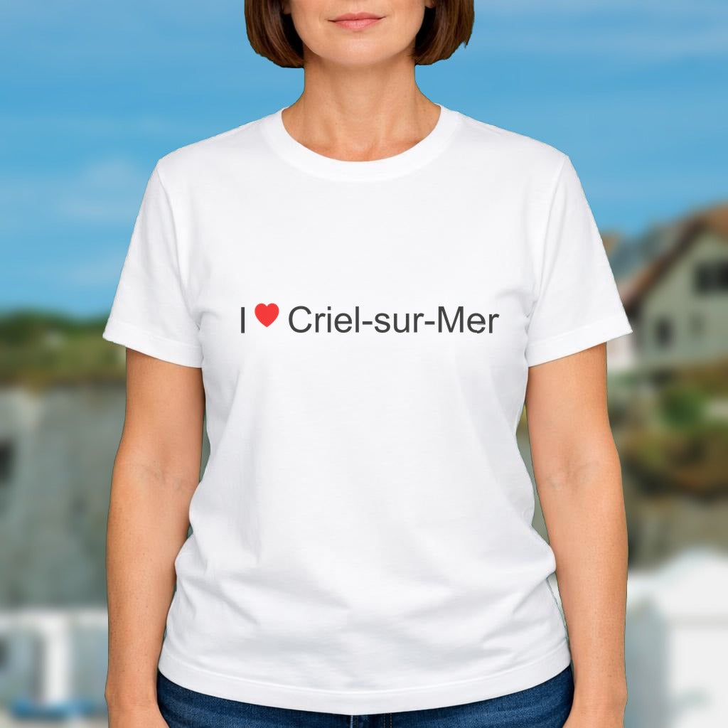 T-shirt I love criel-sur-mer