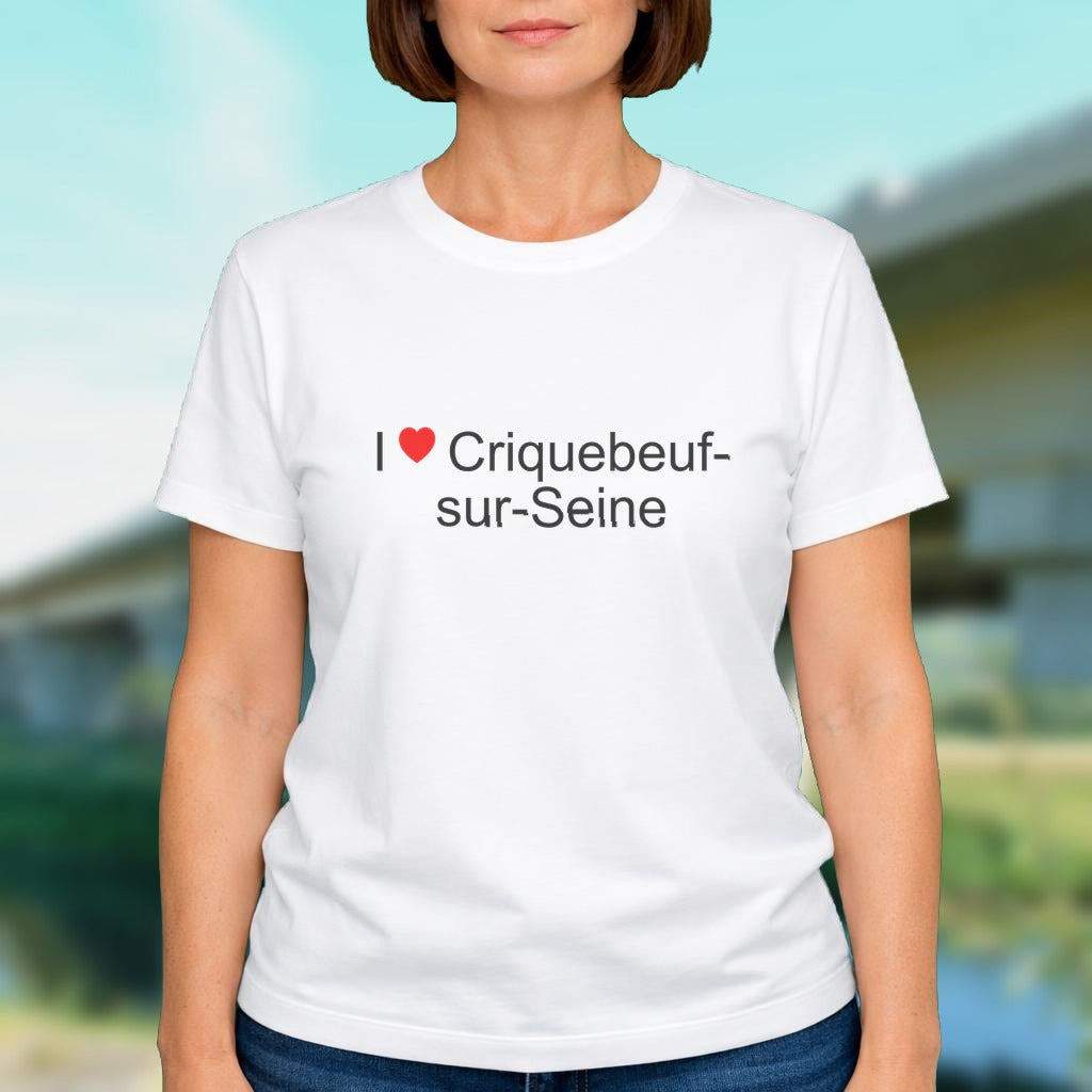 T-shirt I love criquebeuf-sur-seine