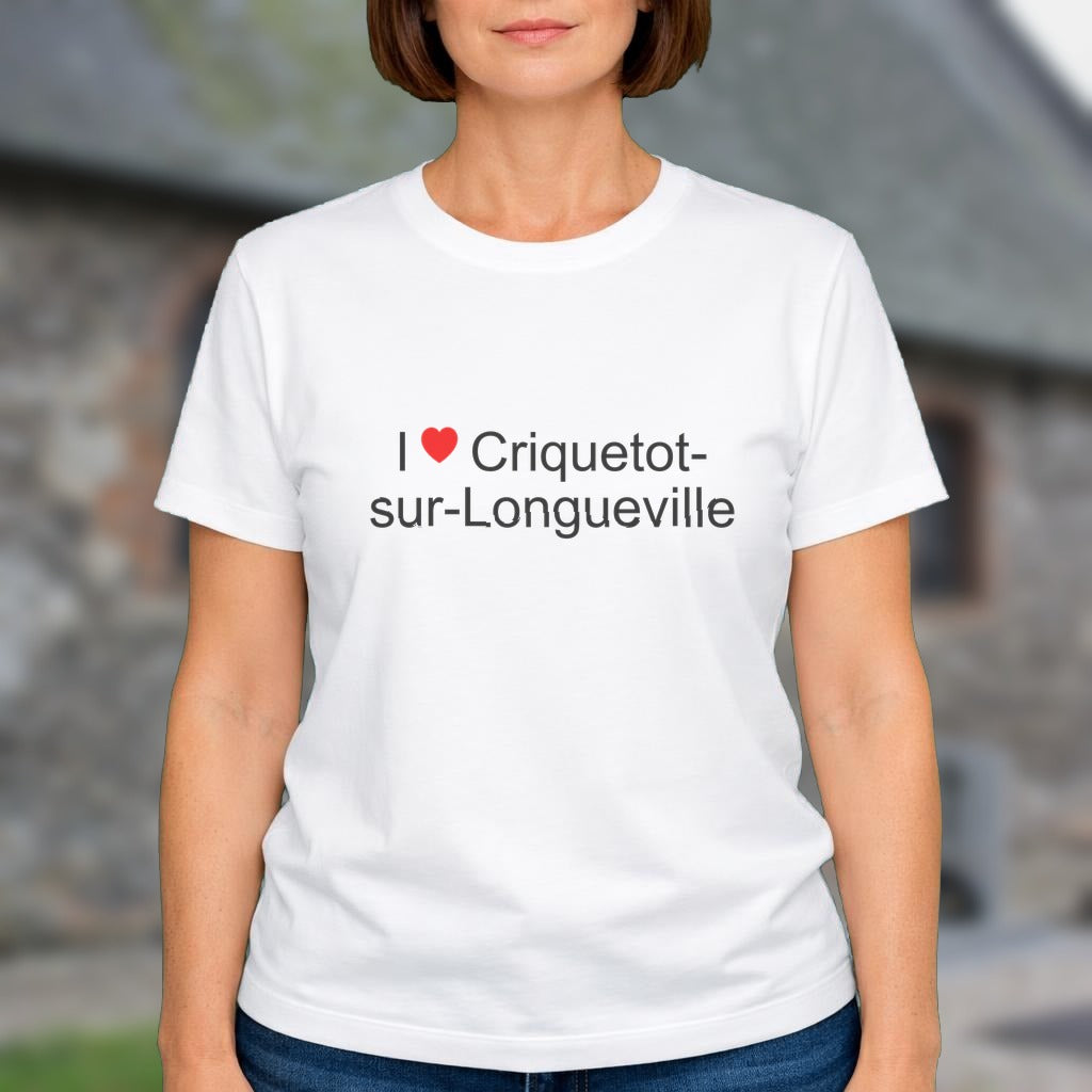 T-shirt I love criquetot-sur-longueville