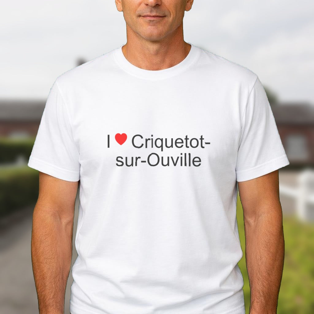 T-shirt I love criquetot-sur-ouville