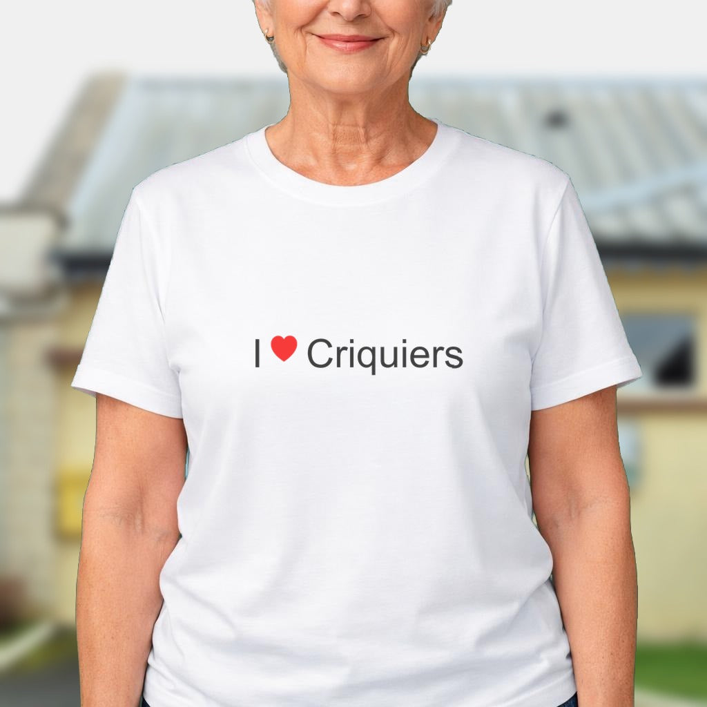 T-shirt I love criquiers