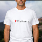 T-shirt I love cristinacce
