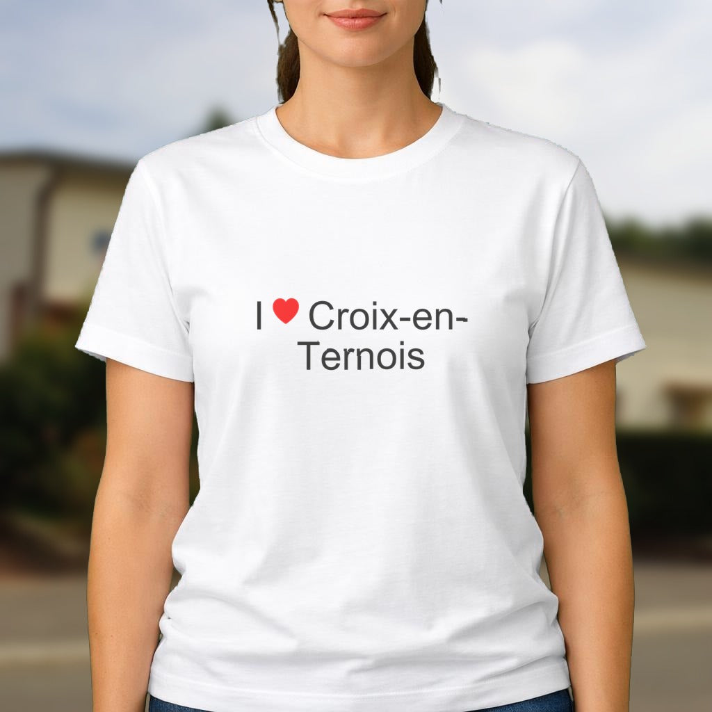 T-shirt I love croix-en-ternois
