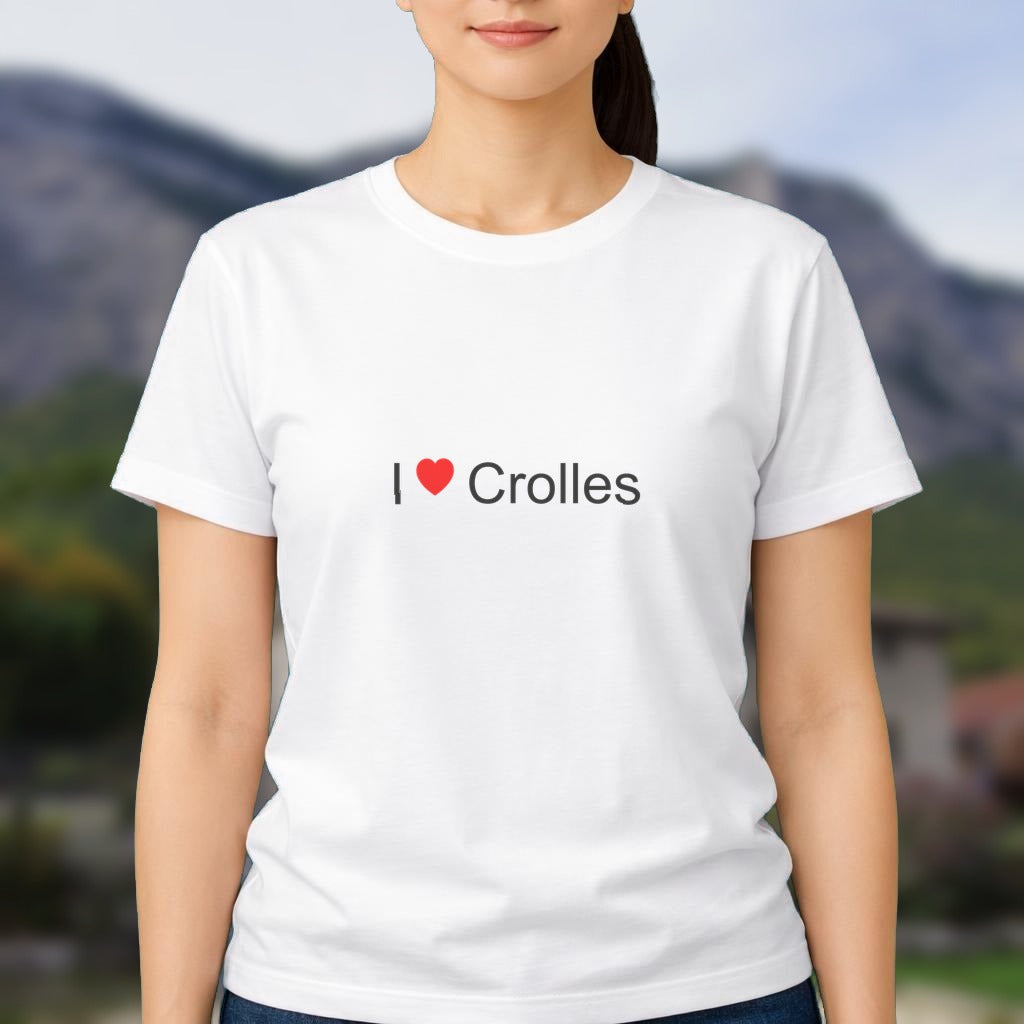 T-shirt I love crolles