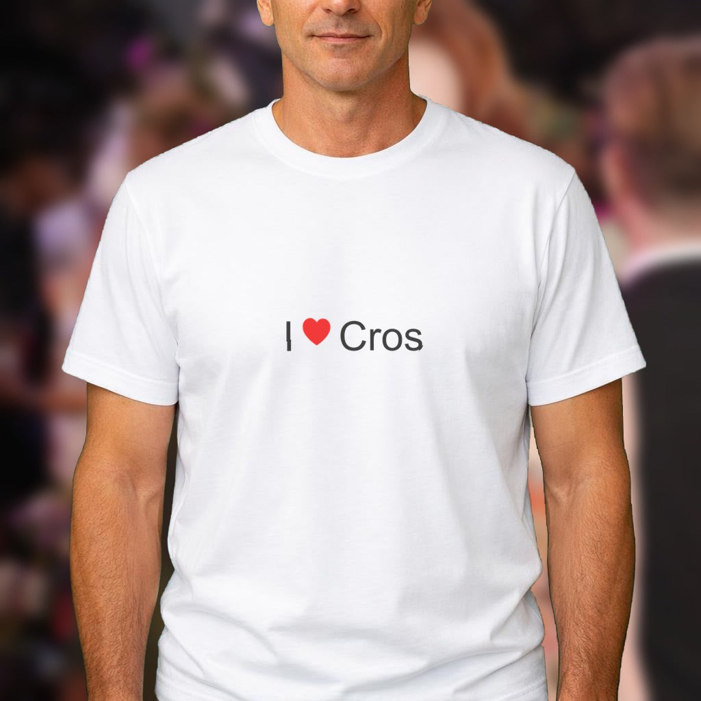 T-shirt I love cros